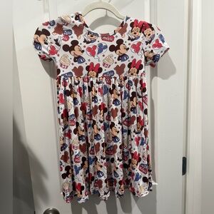 Mickey & Minnie “Magic” Bamboo Twirl Dress size 5-6T NWT